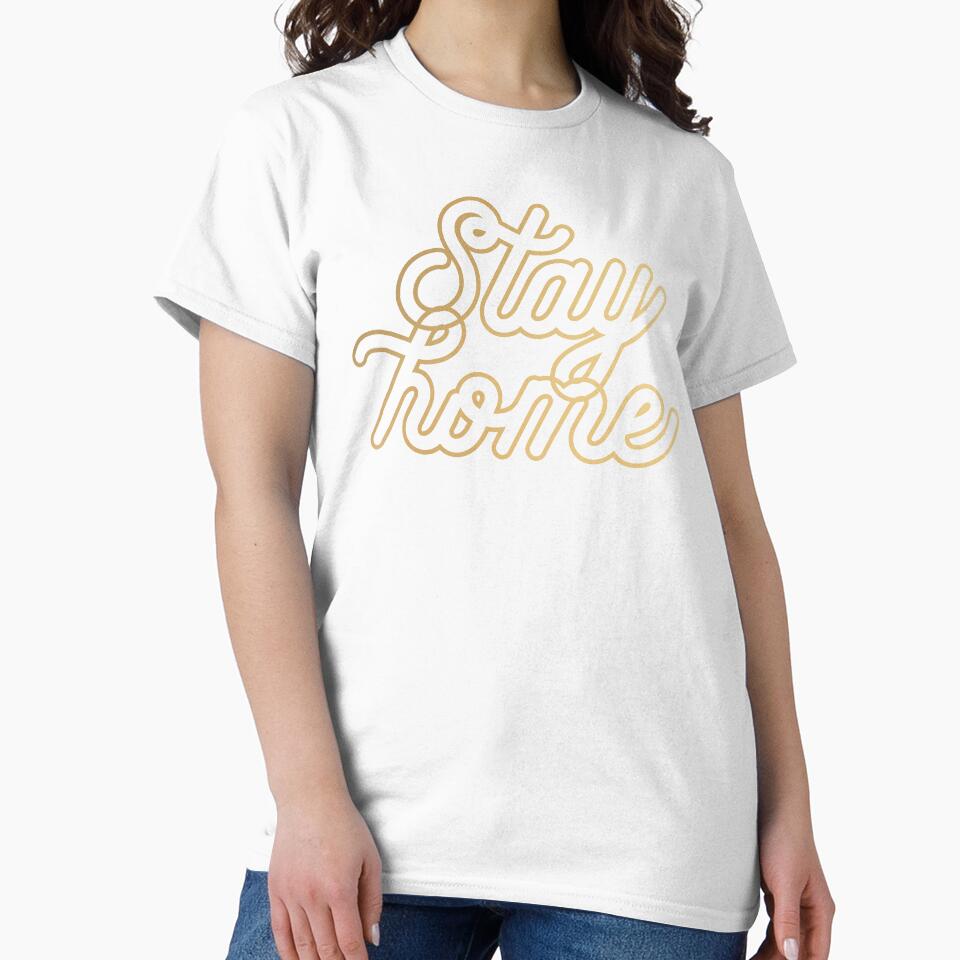 Stay home (gold) by starkle