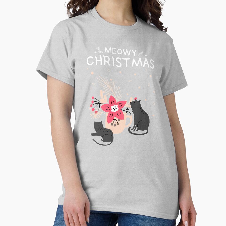 Black Cat Christmas - Meowy Christmas by Lolas-Creations