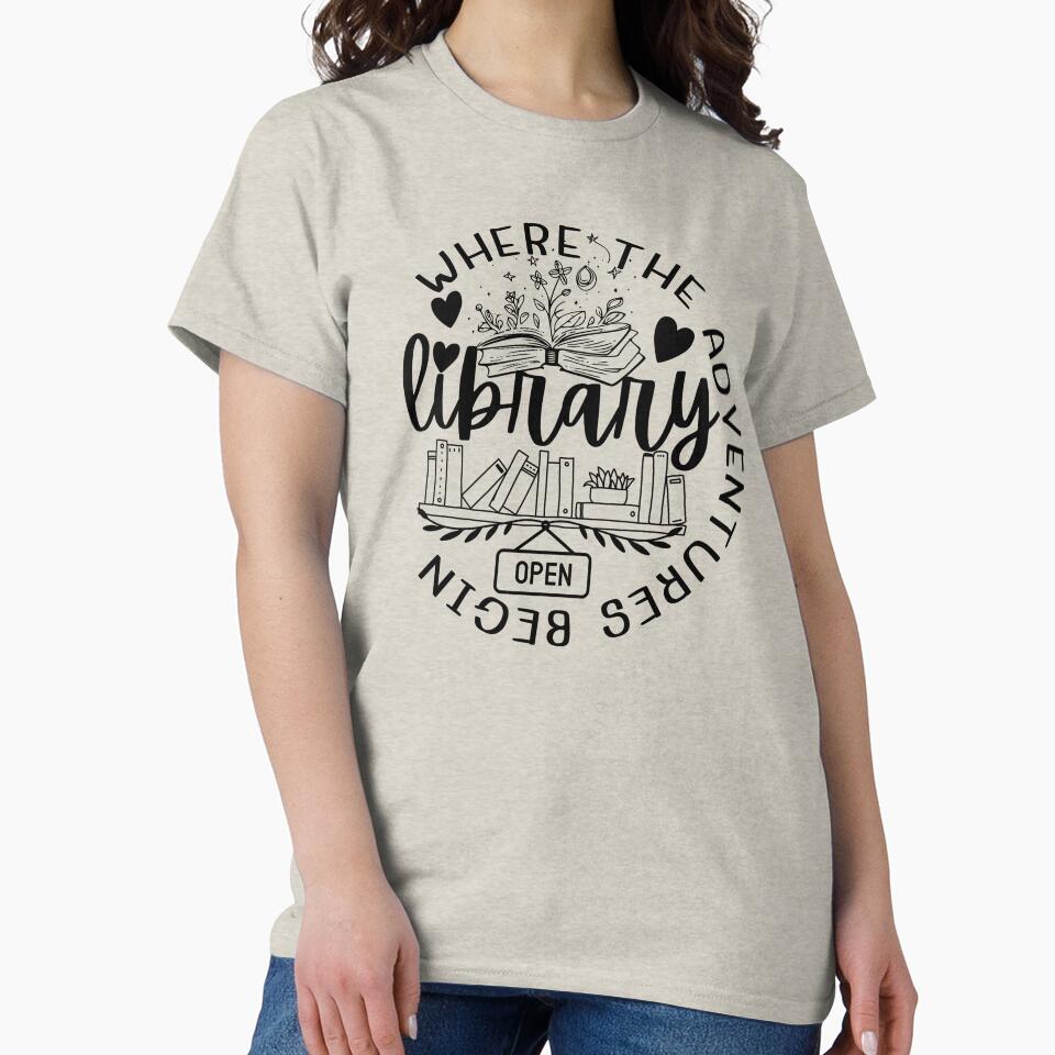 Library Where The Adventures Begin by SunfullyYours