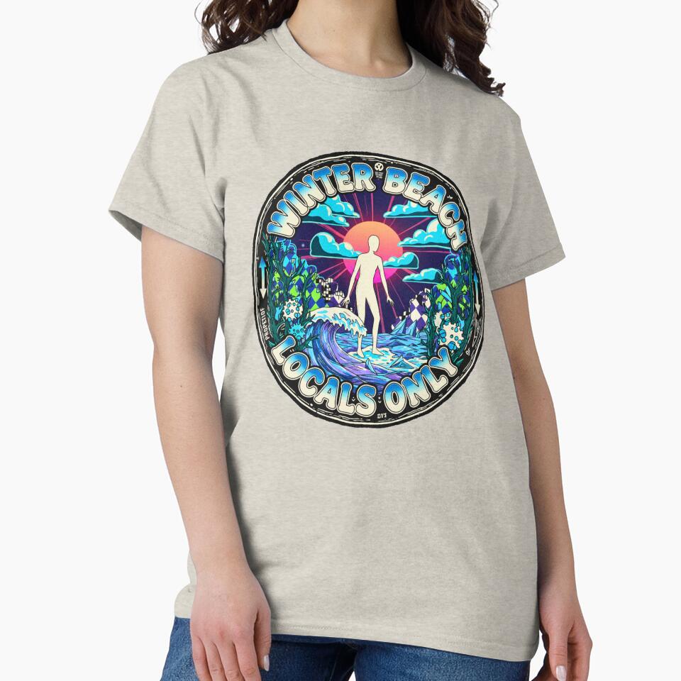Winter beach solitude | Main Character Energy Gift for Locals by FitEnvy