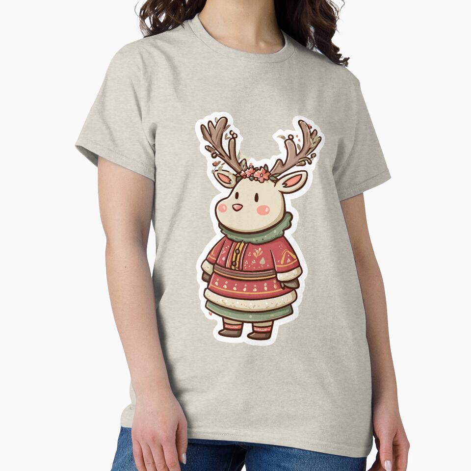 Adorable Snow Reindeer by bapupa