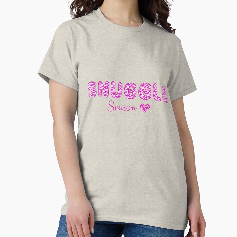 Snuggle Season Pink Zebra Print Cozy Design by Inkworksbyshery
