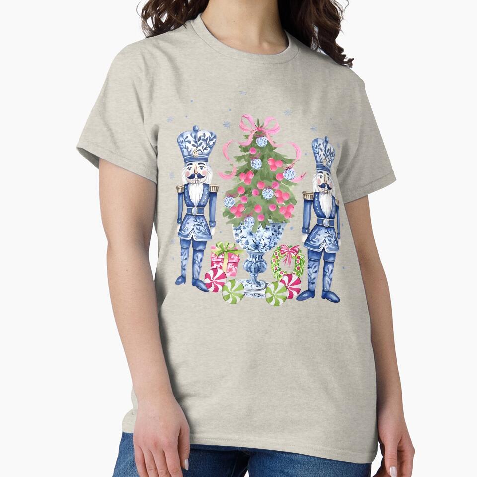 Chinoiserie Nutcracker Christmas, Preppy Christmas, Holiday Vibes by Jone Cham