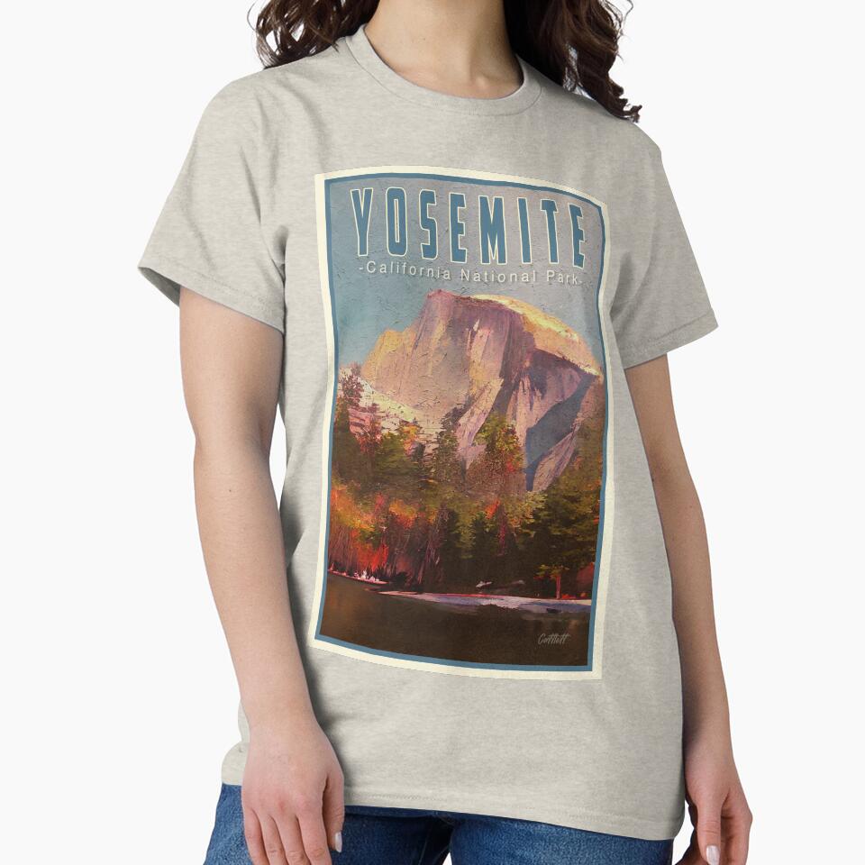 Cool Adventure California Travel Yosemite National Park by CattlettArt