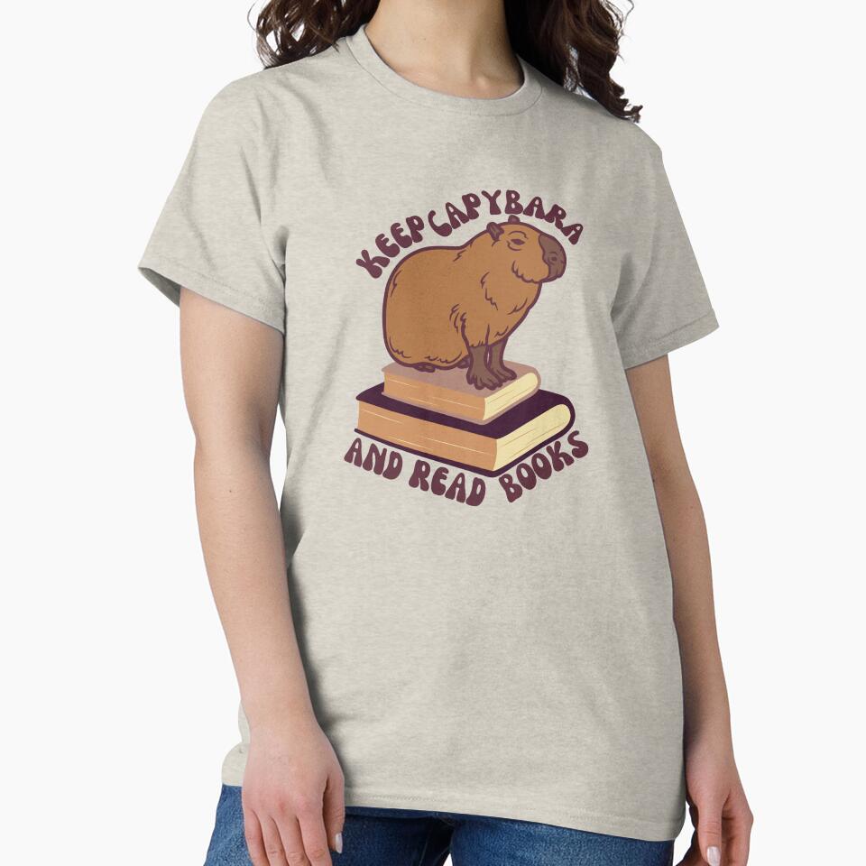 Keep Capybara And Read Books by Megurix