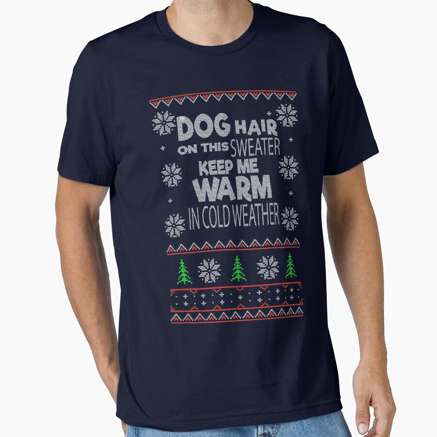 Dog Hair Christmas Sweater by rvyalkov