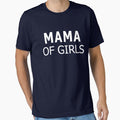 Mama Of Girls T-Shirt for Women Blessed Mama Shirt by FunnyDSN