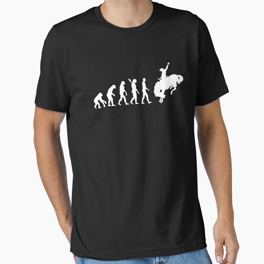 Cowboy / Rodeo - Human Evolution / Darwin by Mohja-Design