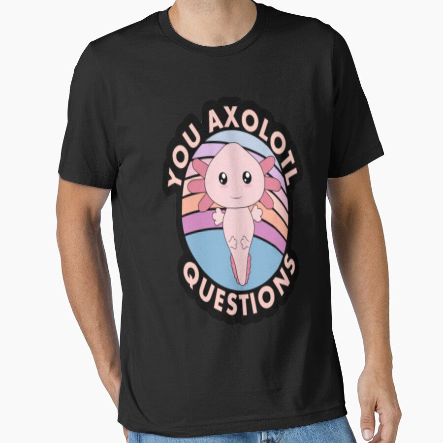 You Axolotl Questions Cute Pun Funny Axolotl Lover by starshop ⭐⭐⭐⭐⭐