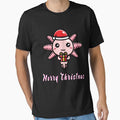Merry Christmas Axolotl Cute Axolotl With Santa Hat  Funny Christmas Pajama by MediTees