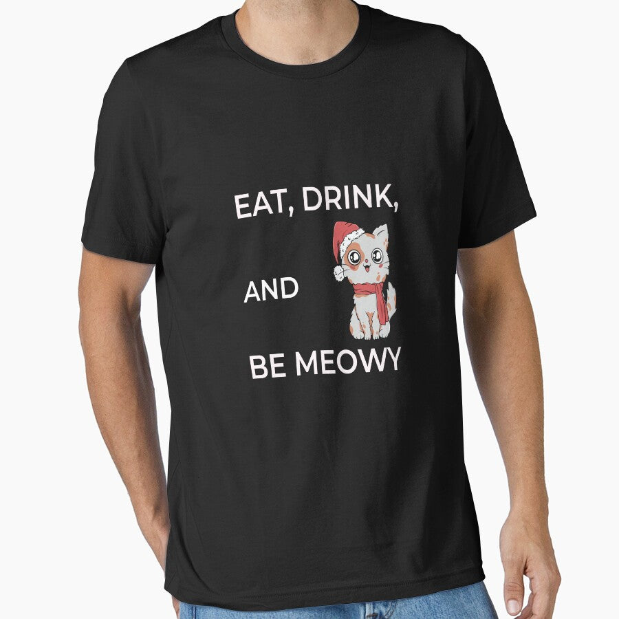 Woman Yelling At Cat Ugly Christmas Sweater Funny Memes Essential T-Shirt: Cute Family Gift idea for Mom, Dad & sublings by Best T-shirt design