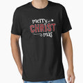 Buffalo Plaid Merry Christ Mas Shirt Christmas Christian by 14thFloor