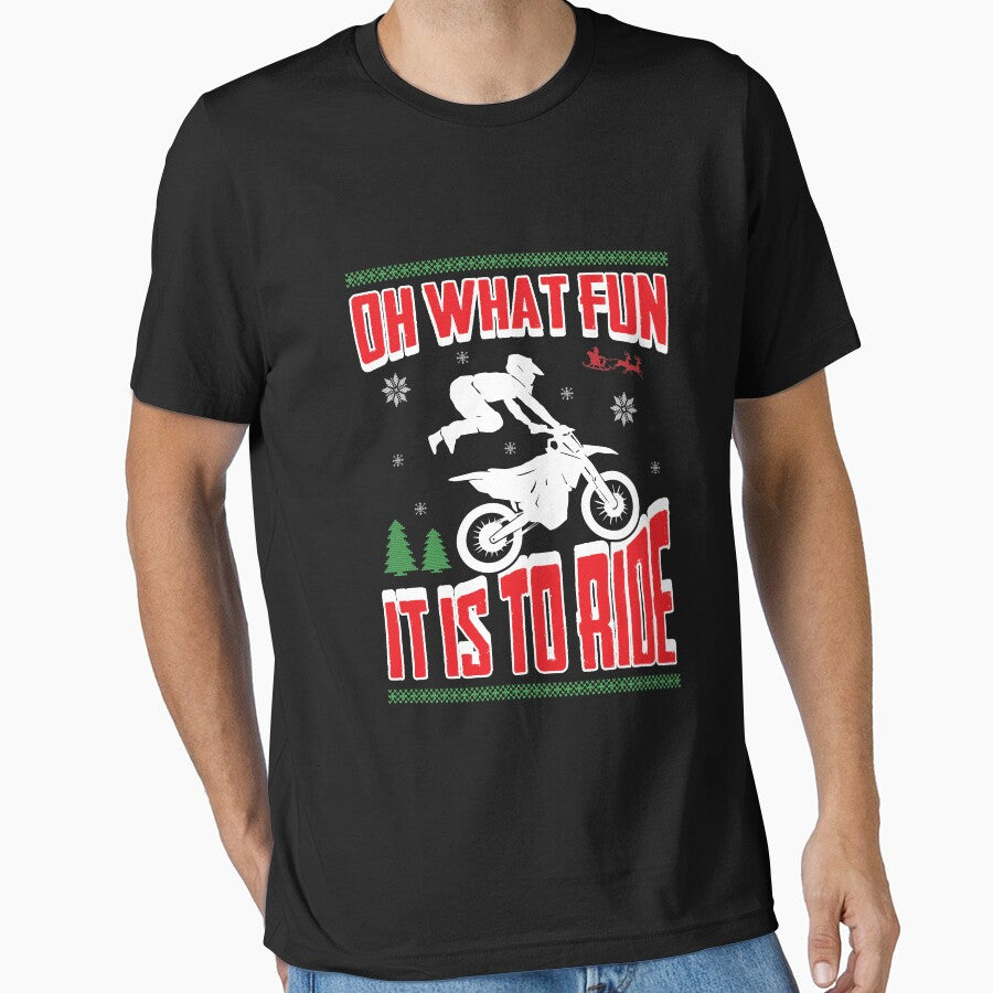 Ugly Christmas Dirt Bike Motocross Xmas Sweater Shirts by Joeby26