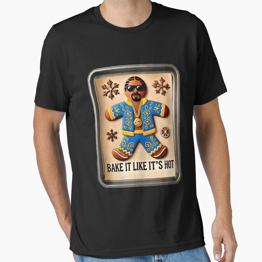 Bake It Like It's Hot Gingerbread Man Tee – Fun Holiday Baking by BlankCanvasHaHa