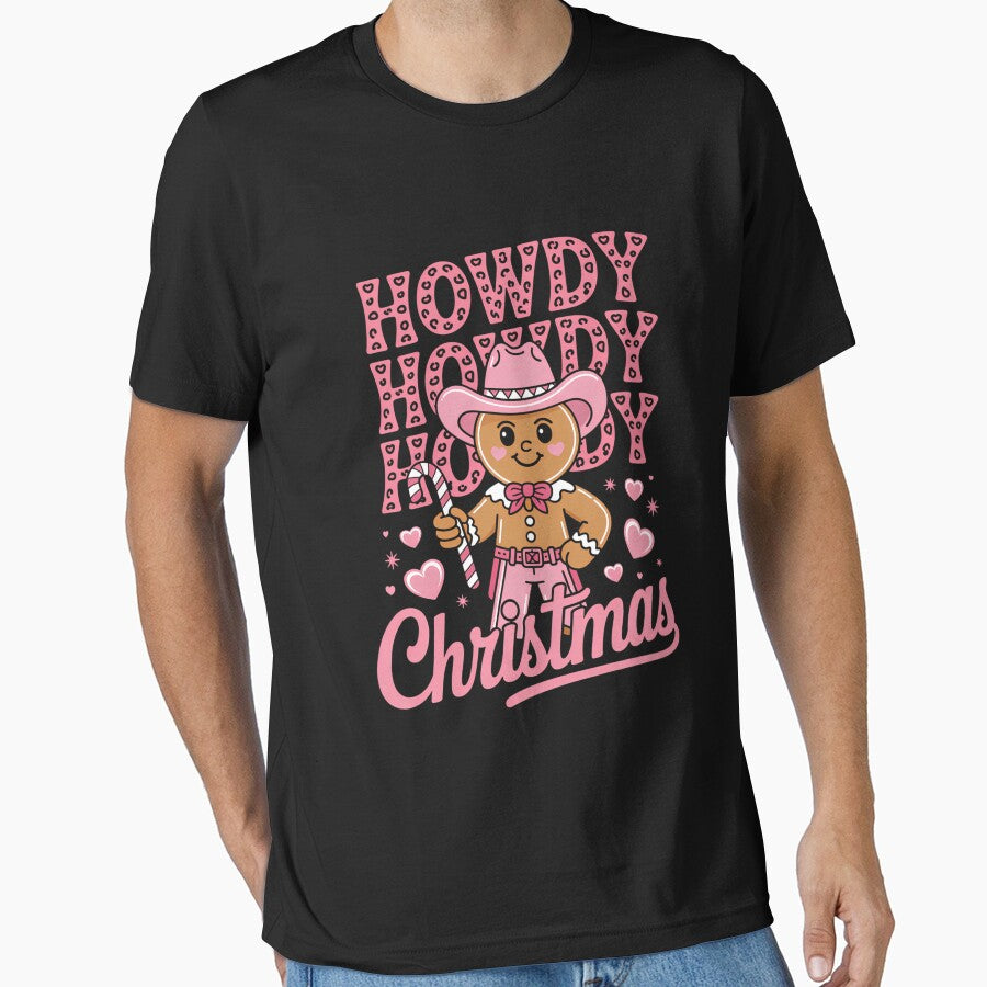 Cute Gingerbread Cowboy Howdy Christmas by aidenpier