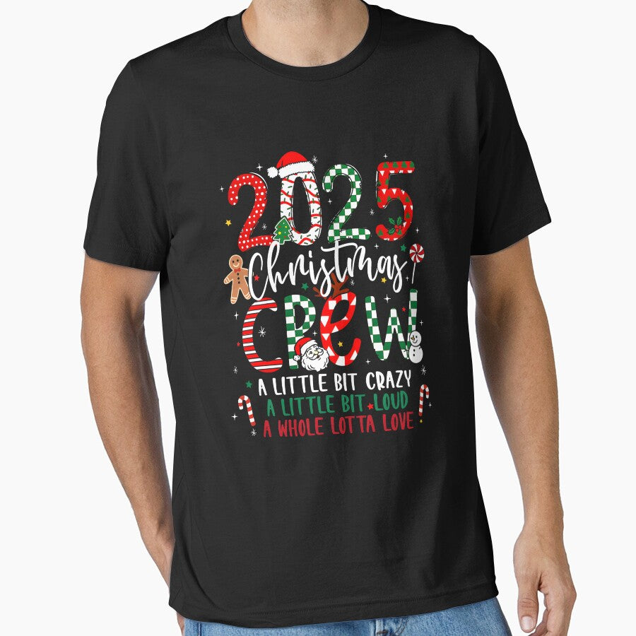 Christmas Crew 2025 Family Christmas Xmas Pajamas Matching by KristineLi