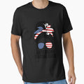 Anti Biden Social Club Messy Bun Women's Anti Biden Club Gear by DynamicDesign