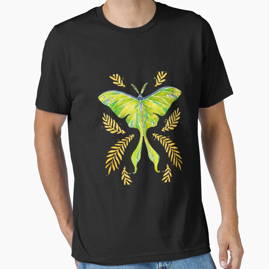 Chinese Moon Moth: Elegant Nature-inspired Art by JojoArtEvo