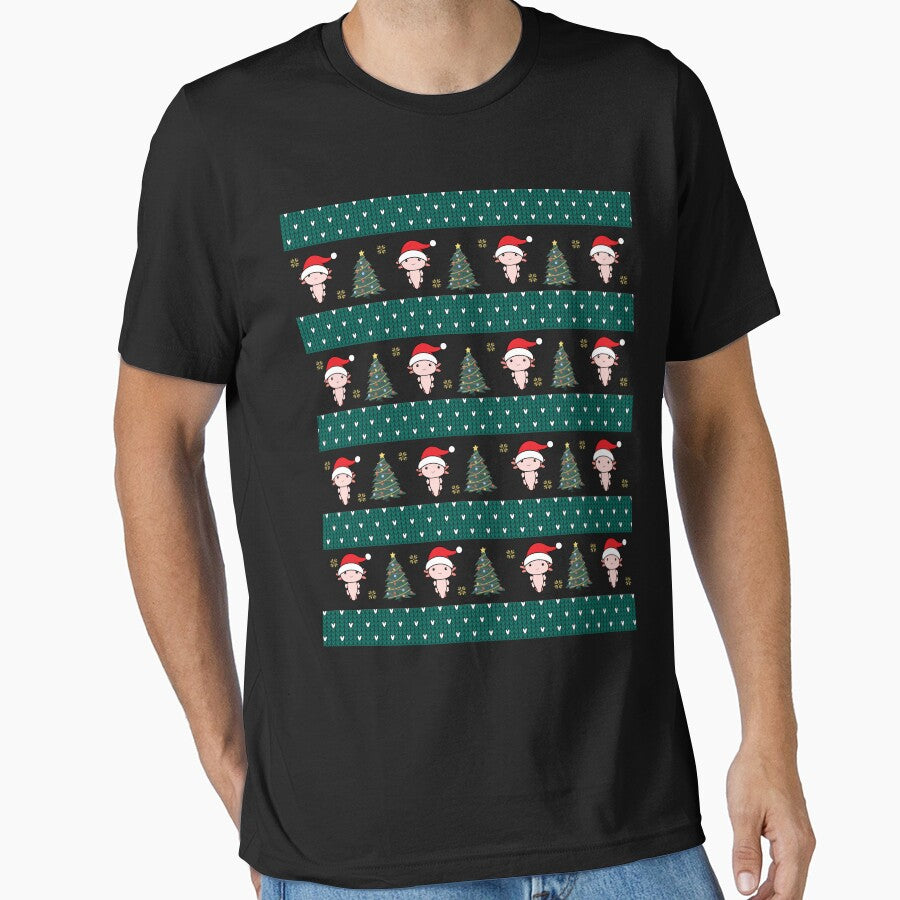 Axolotl Elf Ugly Christmas by knittybynatured