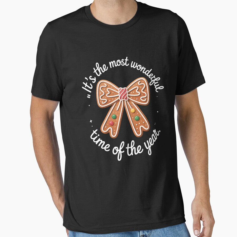 Funny Christmas Gingerbread Coquette Bow Xmas by tearbytea