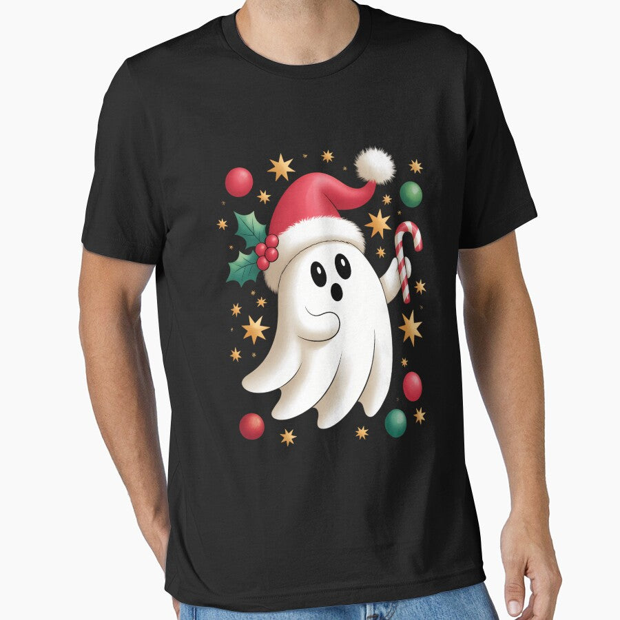 Cute Halloween Ghost Tree Cake Merry Christmas Funny Xmas by aidenpier