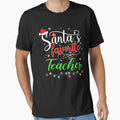 Santa's Favorite Teacher Funny Christmas Santa Hat Light by BrandyBare
