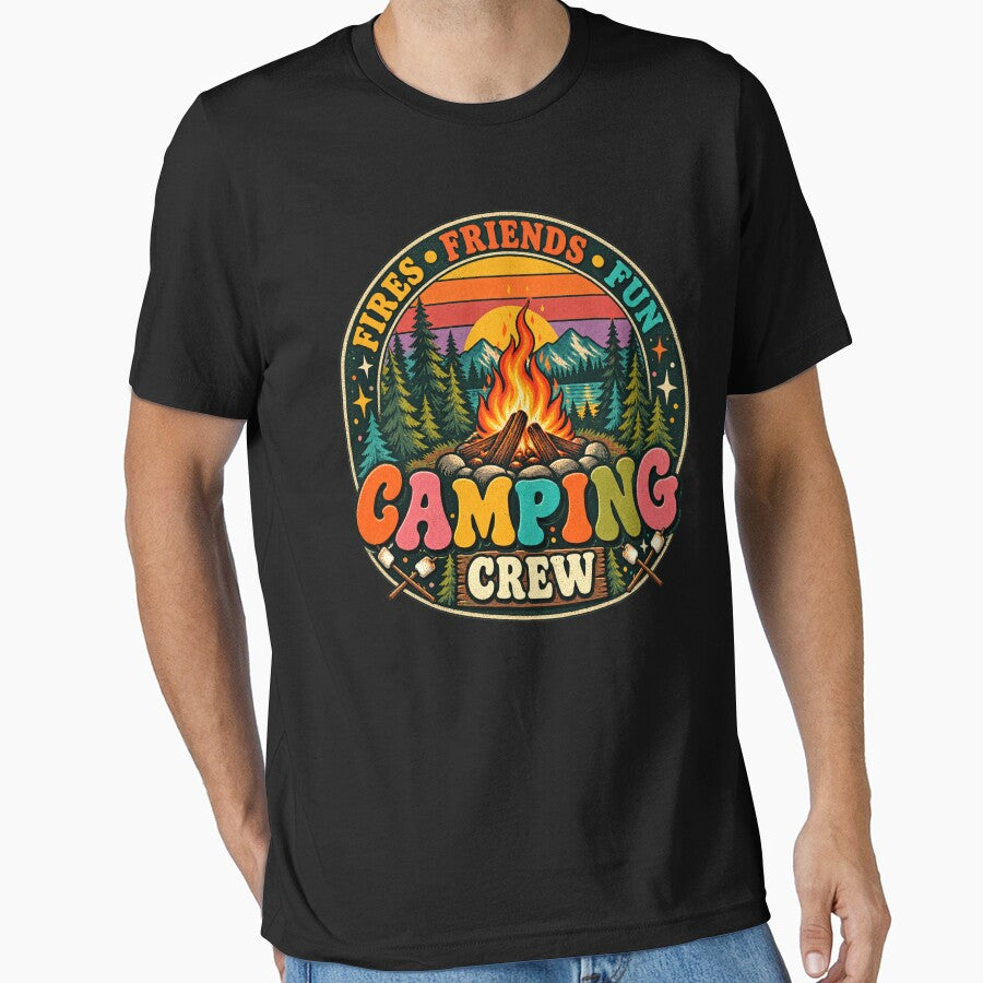Fires Friends Fun Camping Crew by will freed18