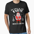 Nice To is Nurse Santa Vintage Be Retro Christmas The Nurse Classic Watching by FrankyTepper