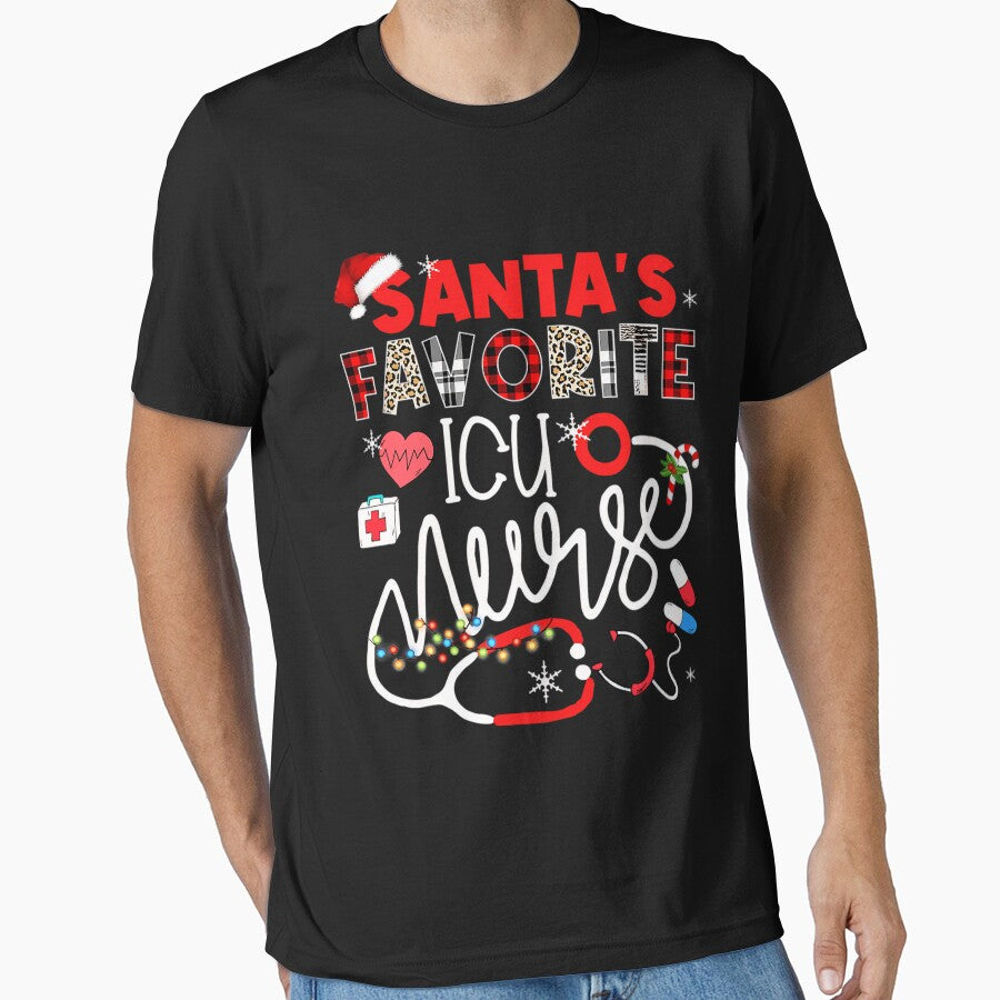 Retro Merry Favorite Santas Vintage Christmas Classic Nurse by Olincristie