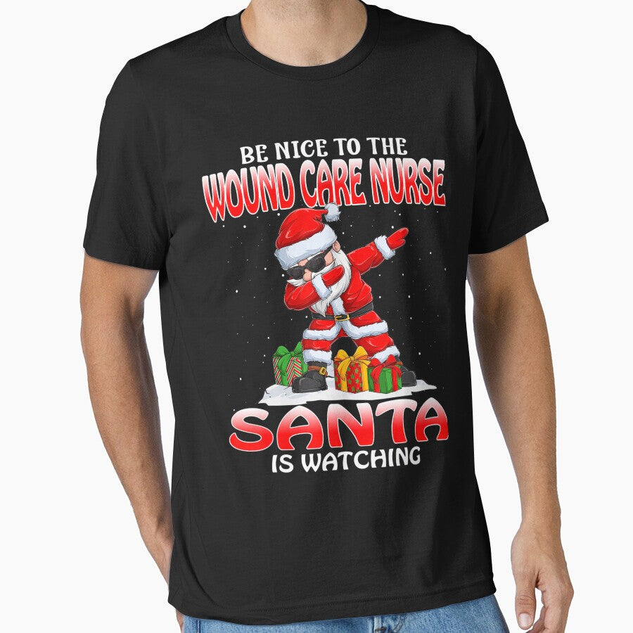 is Retro Christmas Classic Santa Nurse Nice Vintage Be The To Nurse Watching by FrankyTepper