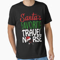 Classic Vintage Merry Retro Nurse Santas Christmas Favorite by Olincristie