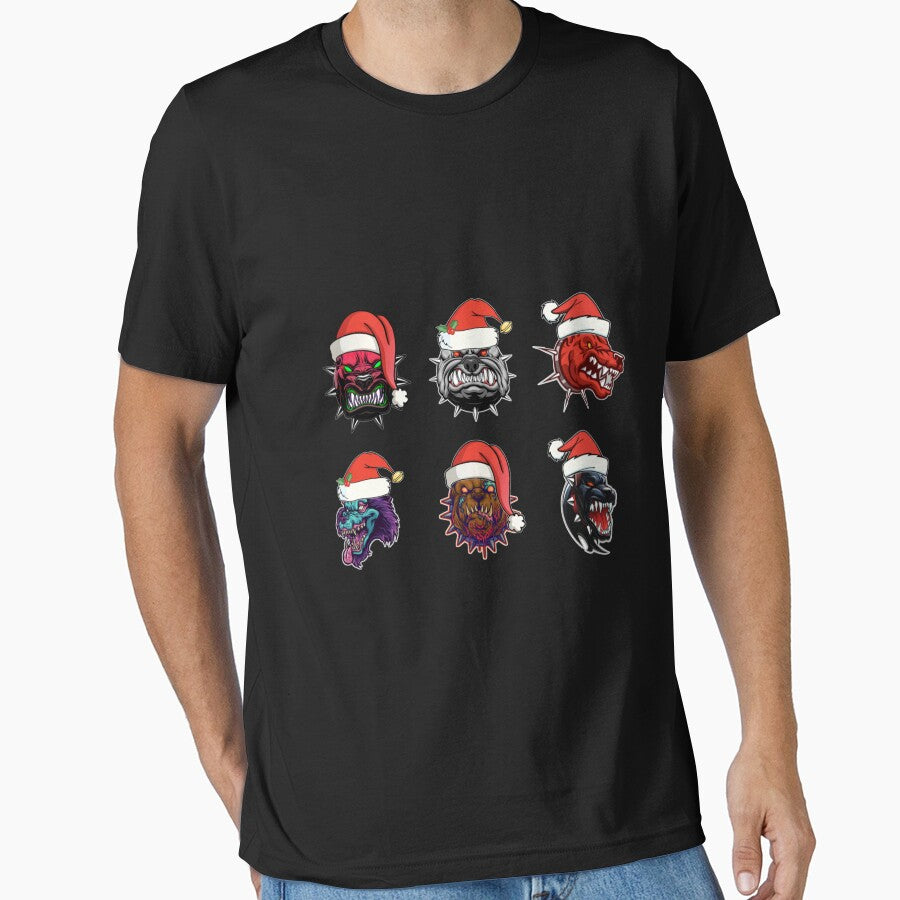 Christmas devil dog evil dog Xmas142 by BryceRodriguez