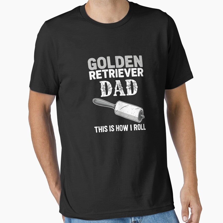 Golden Retriever Dad This Is How I Roll Dog Owner Pet Parent Humor by SofiBlair