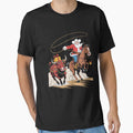 Cowboy Santa Christmas Holiday Western by TorjeARTStore
