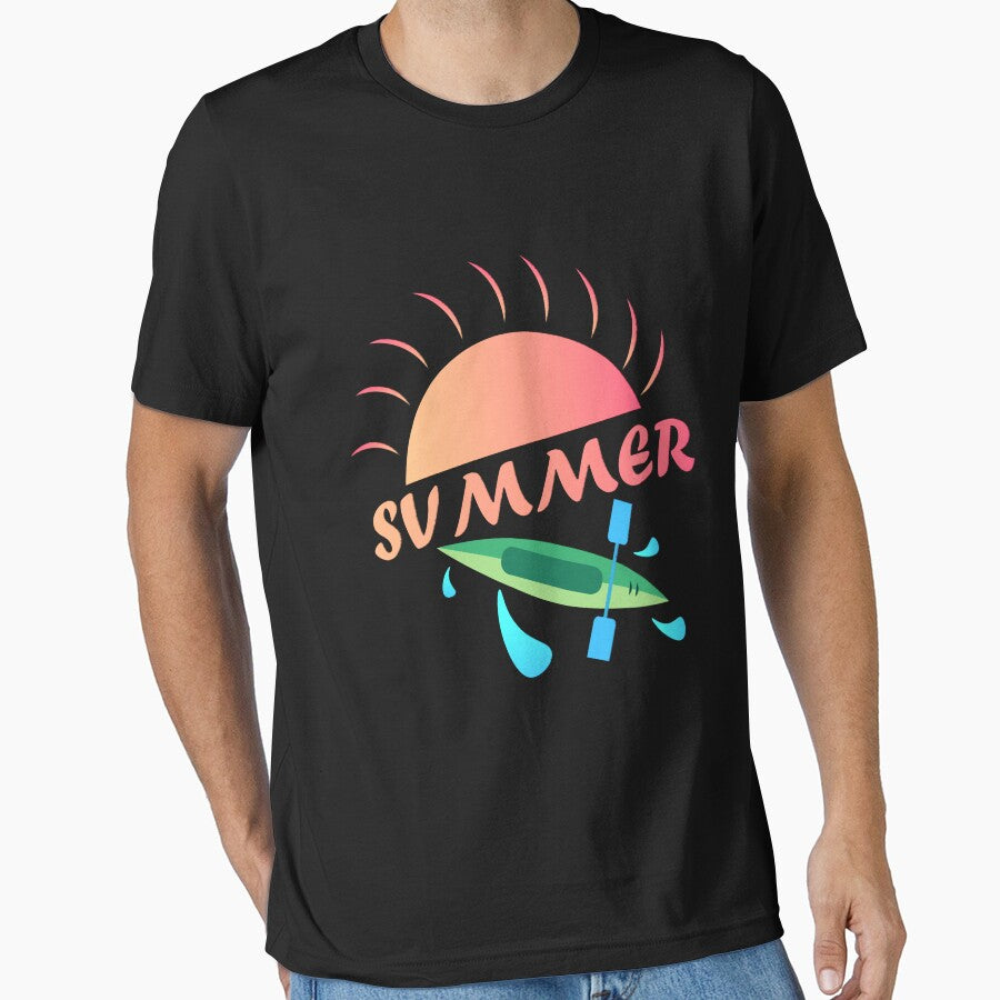 Summer, vacation and kayaking by Sunset Design