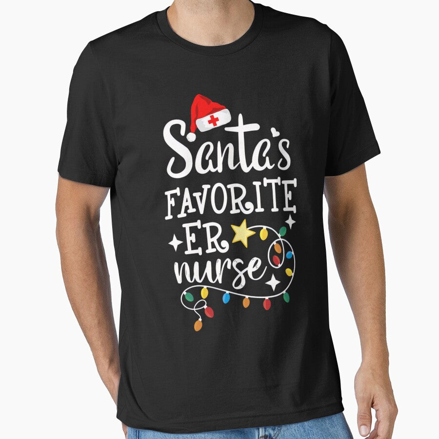 Classic Favorite Vintage Santas Merry Christmas Retro Nurse by Olincristie