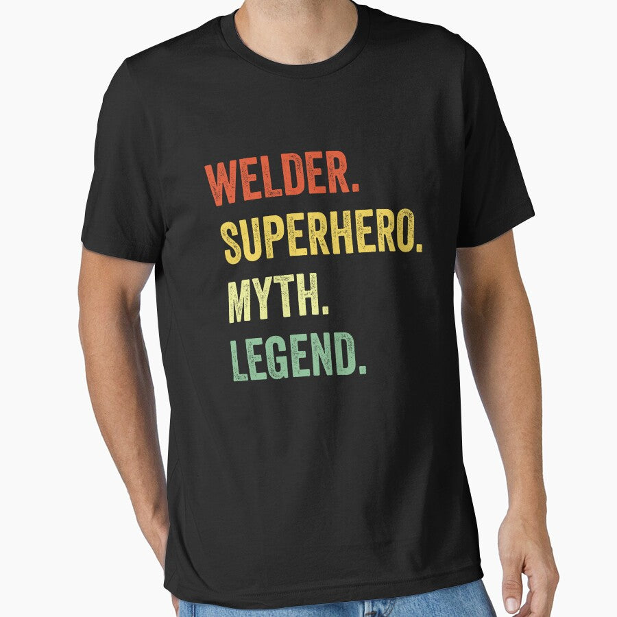 Welder Dad Shirt, Gift For Husband, Welder Gift, Husband Welder Myth Legend, Dad Gift For Husband, Welder Appreciation Gift by Dogs Geeky⭐⭐⭐⭐⭐