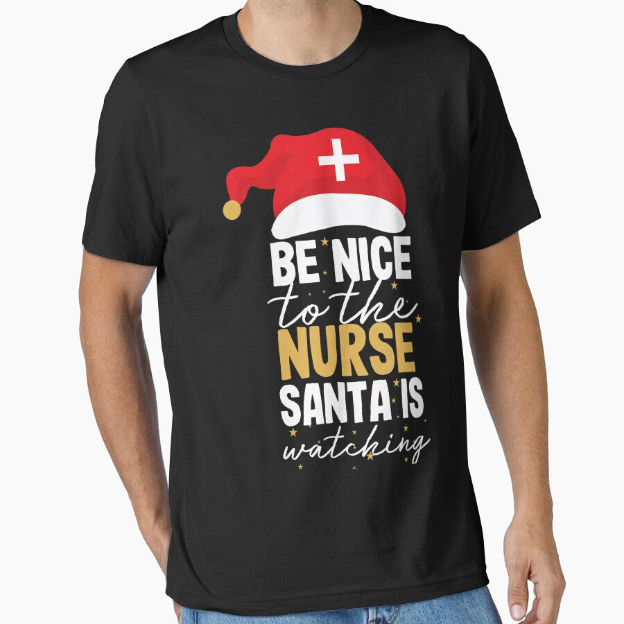 Watching Be Santa The Vintage Retro Nice Classic Nurse Christmas To Nurse is by FrankyTepper