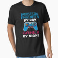 Industrial  engineer Gift shirt, Industrial  engineer Dad Husband Boyfriend Gift, Funny Industrial  engineer by day Gamer By night christmas Birthday Gift Idea by xlnv