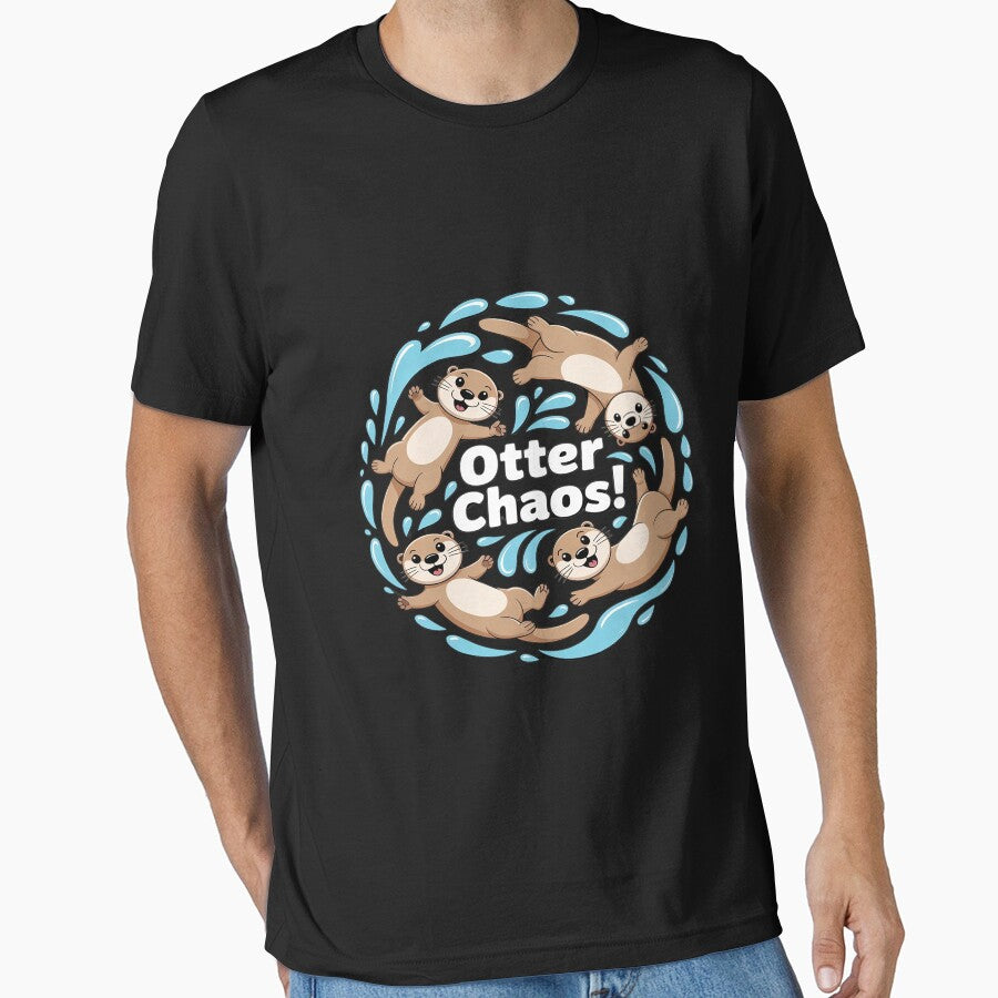 Cute Otter Sleeping Otter Mess Otter Chaos by Bstilablhot