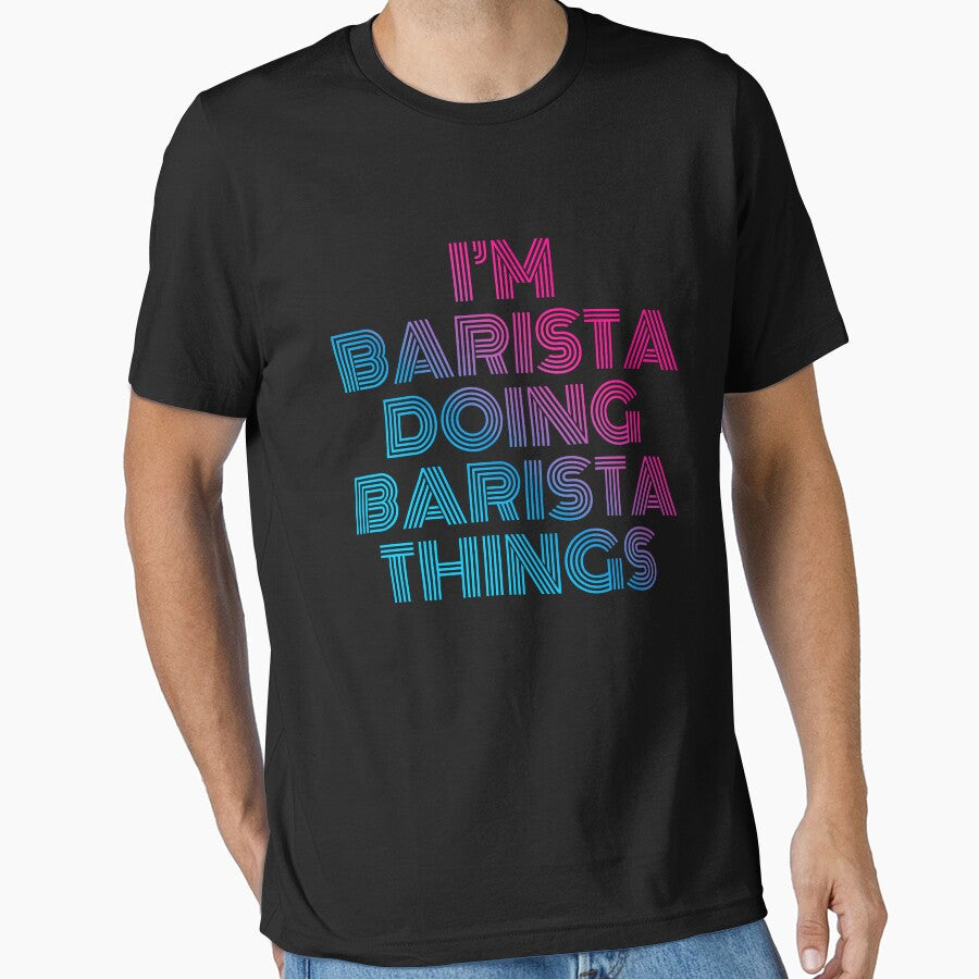 I'm Barista Doing Barista Things Retro Neon by SVPOD