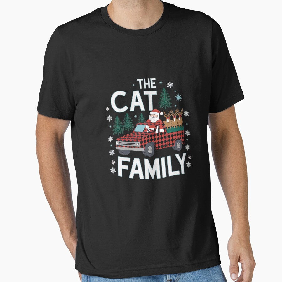 The Cat Family Christmas Matching Pajamas Group by THagBlue