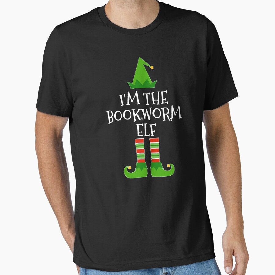 I'm The Bookworm Elf Matching Family Christmas print by TopRatedDesigns