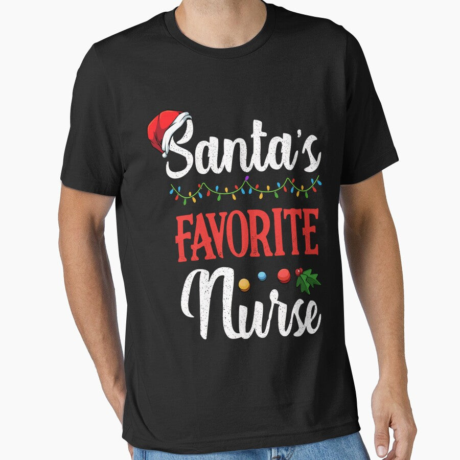 Classic Nurse Santas Christmas Merry Retro Vintage Favorite by Olincristie