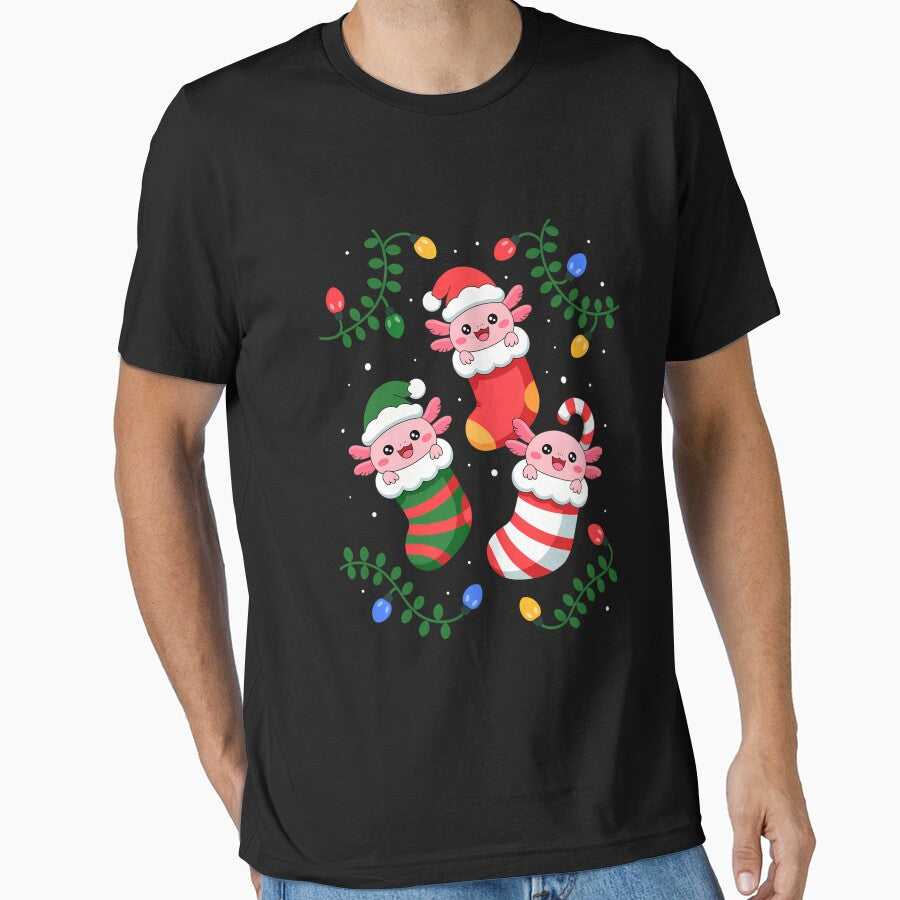 Christmas Axolotls Cute Xmas by CookWorldLaughs