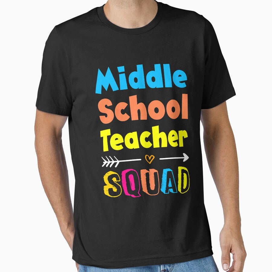 Middle School Teacher Squad Tee Shirt by TeeAmz