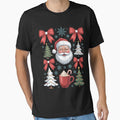Coquette Bow Santa Christmas Tree Cake Xmas by Sea4Adventures