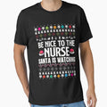 Classic To Nurse Christmas Santa Nice The Be is Nurse Vintage Retro Watching by FrankyTepper