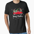 Santa Riding Christmas Tree Truck Woodpecker Bird Christmas by saldcharig
