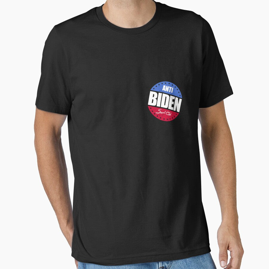 Anti Biden Social Club Button Anti-Biden Social Club Gear by DynamicDesign